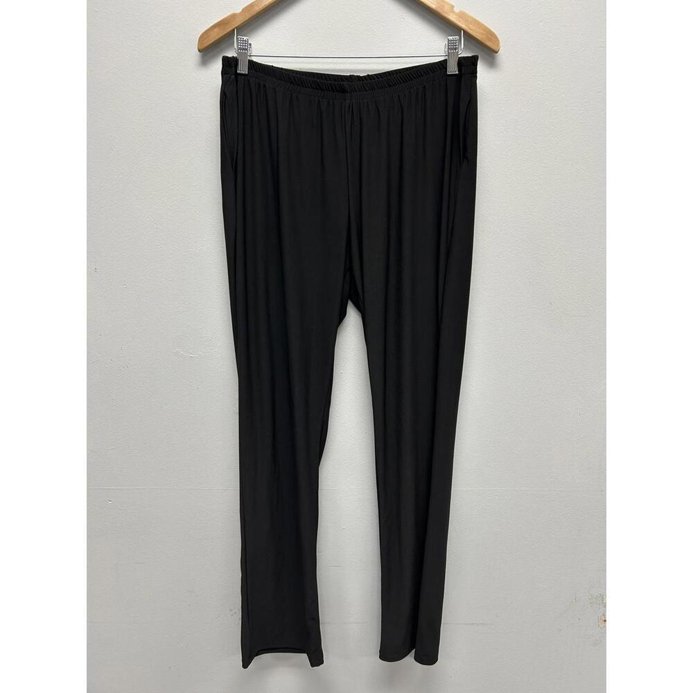 Sea and Anchor Women's Black Pants with Elastic Waistband